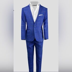 Blue kids suit size 12